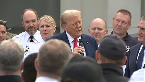 Trump goes on a ride-along with DC police