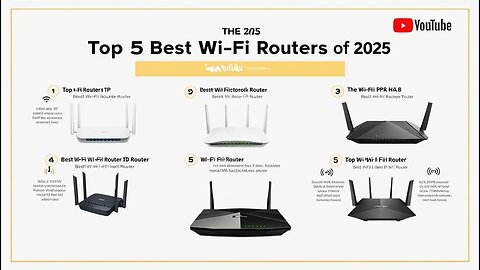 📡🚀 Top 5 Best Wi-Fi Routers of 2025 – Faster, Stronger, Smarter! 🔥📶