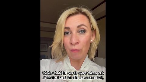 Russian MFA Spokeswoman Maria Zakharova to US Senator Lindsey Graham -