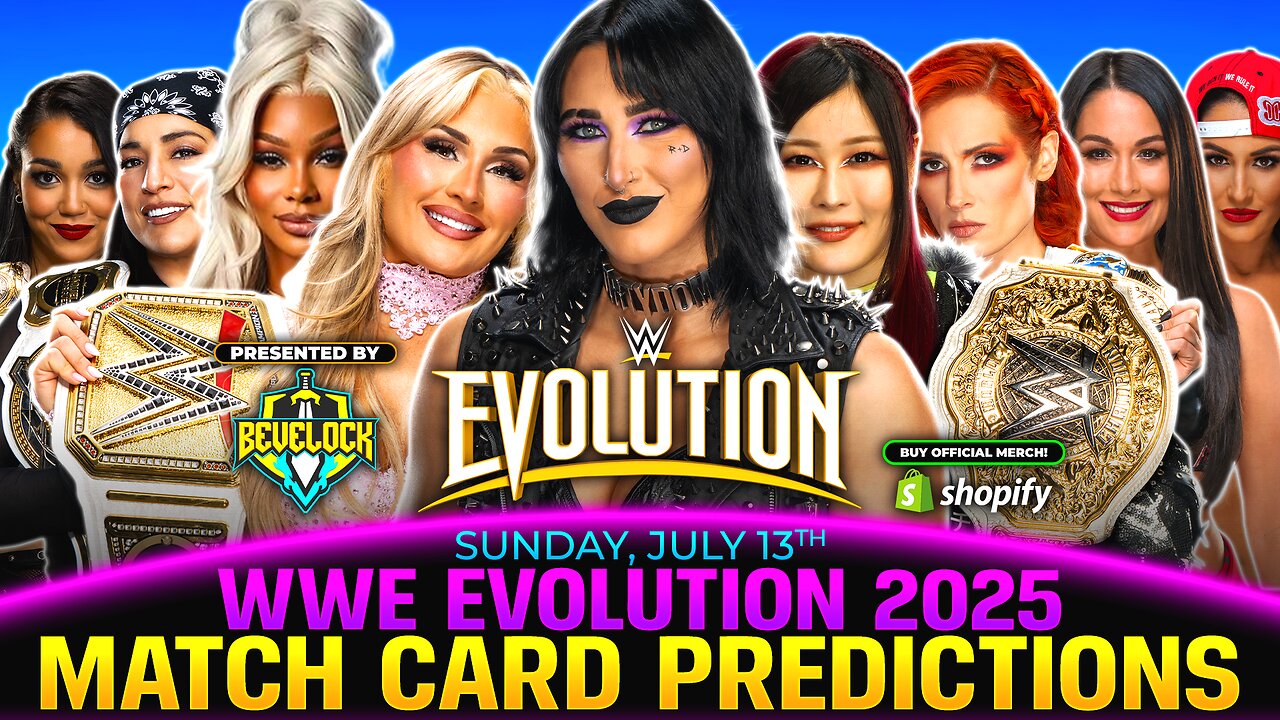 WWE Evolution 2025 - Match Card Predictions