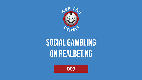 Social Gambling on Realbet - Ask the Expert