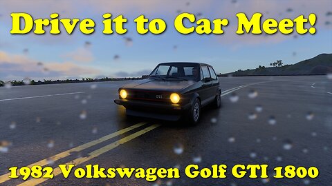 Drive it to Car Meet! 1982 Volkswagen Golf GTI 1800