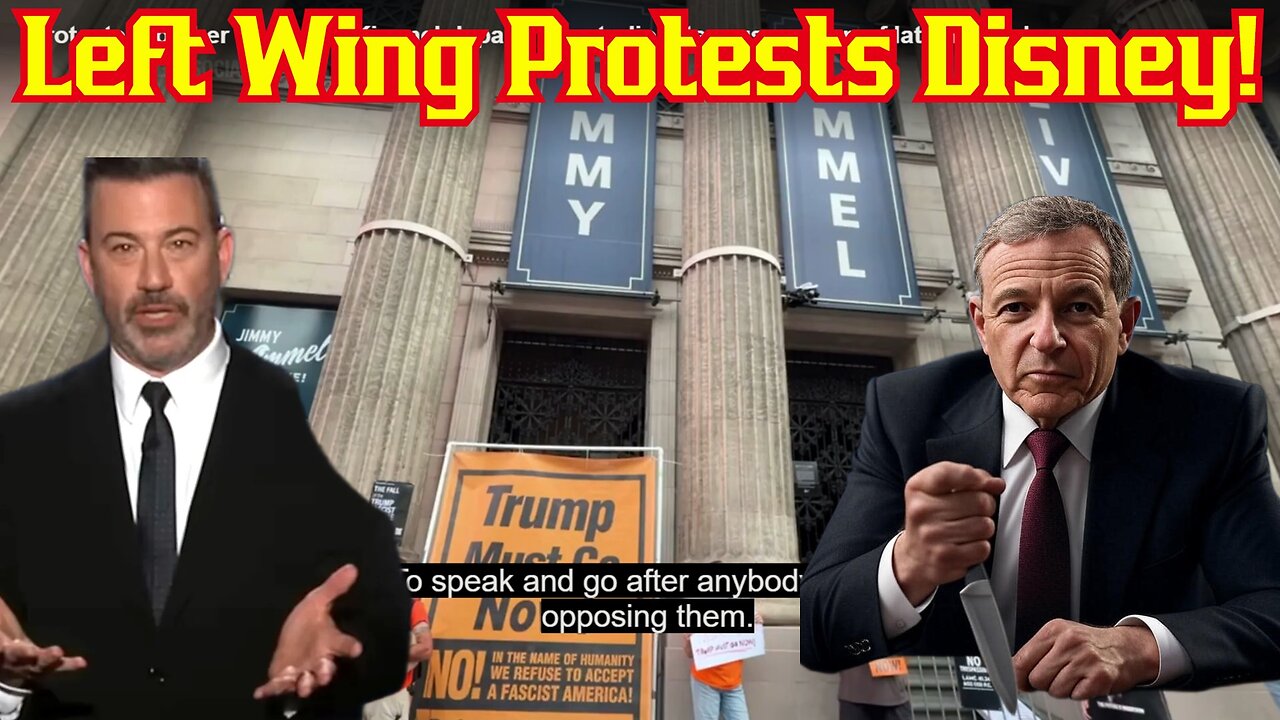 Disney Boycotted By The LEFT Over Jimmy Kimmel Cancelation! ABC Studios Los Angeles