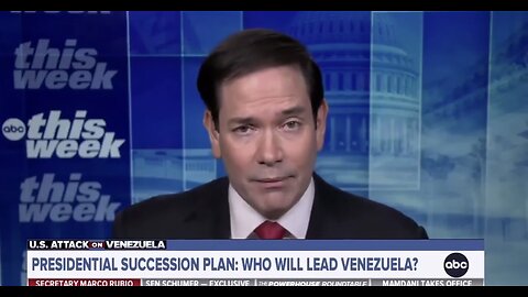 Marco Rubio: Maduro is Not Just an Indicted Drug Trafficker, He’s an Illegitimate President