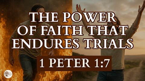 The Power of Faith That Endures Trials 1 Peter 1:7