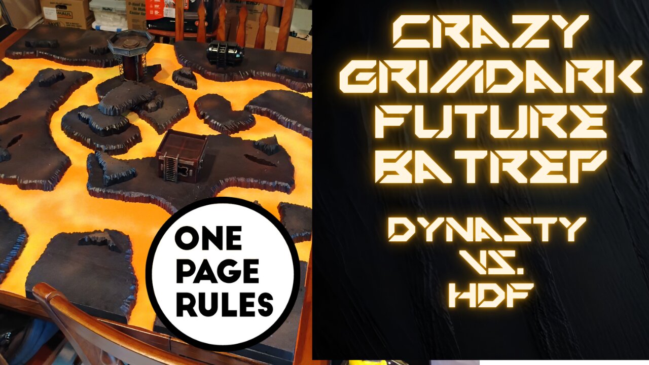 Crazy Grimdark Future Batrep - Dynasty vs. HDF