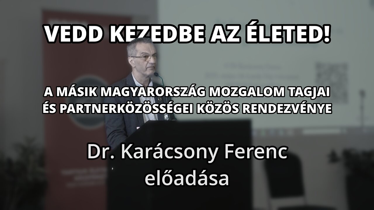 Dr. Karácsony Ferenc előadása - 2025.05.18.