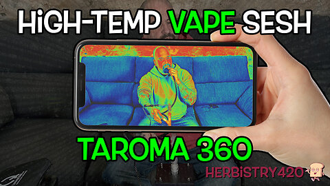 INSANE High-Temp Rosin Vape Sesh! Taroma 360 Hybrid Ball Vape 🚀