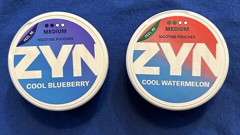 Zyn Cool Blueberry / Watermelon (Nicotine Pouches) Review