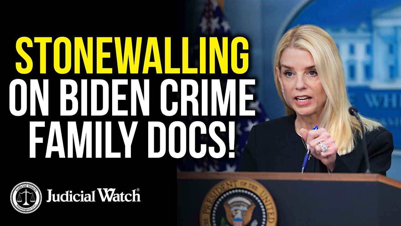 Bondi DOJ Defends Stonewalling on Biden Crime Family Documents!