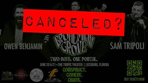 Brohemian Grove Canceled?