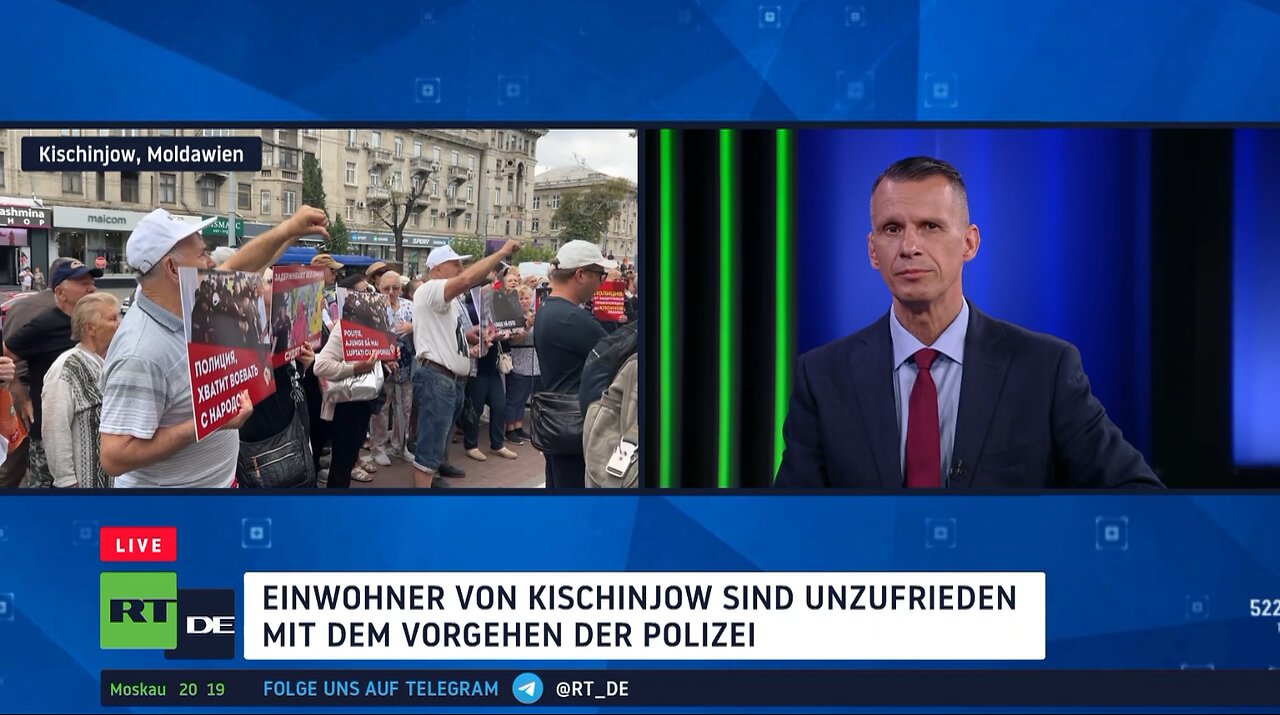 Unruhen in Moldawien: Demonstranten kritisieren Repressalien der Polizei