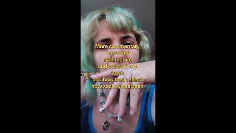 commentary on ugly colors on those ugly buildings