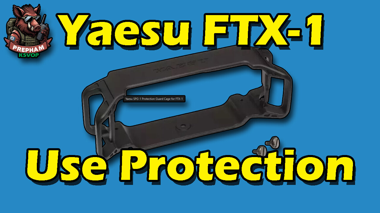 Protect YOUR Yaesu FTX-1 Radio !