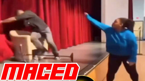 Anti Cop Race Baiter Gets Maced at His Own Event