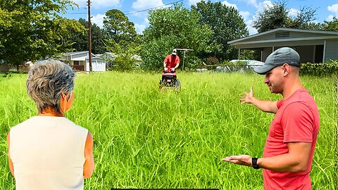 NO ONE would HELP after she had TWO mowers STOLEN