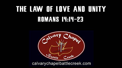 August 24, 2025 - The Law of Love and Unity