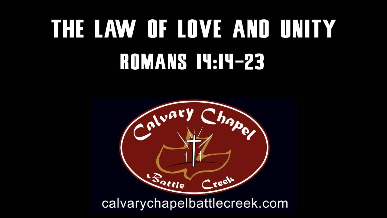 August 24, 2025 - The Law of Love and Unity
