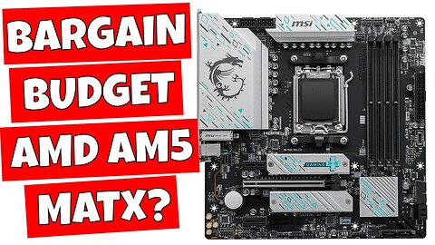 BEST BUDGET AM5 MATX MSI B650M Gaming Plus WiFi 6E