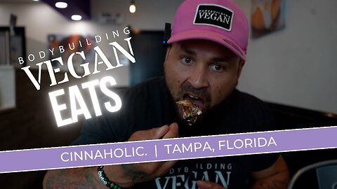 First Time Trying Vegan Cinnamon Rolls at Cinnaholic: BodybuildingVegan Eats