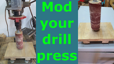 Your drill press can be so much more versatile!