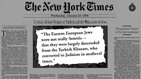 Who Are Modern 'Jews' (Khazarian) Really_