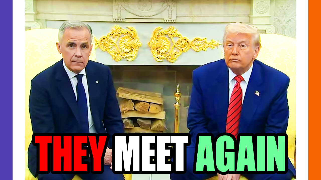 🔴LIVE: Trump And Carney Meet AGAIN, Iran Is FINISHED, Senator Assassin Framed As Trump Supporter