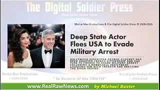 Deep State Actor Flees USA To Evade Military Arrest