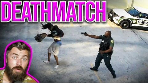 Suspect Tries To Beat Cop To Death!