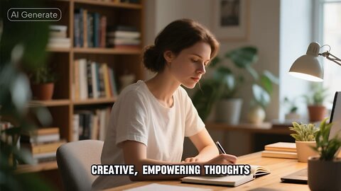 Creative empowering thoughts