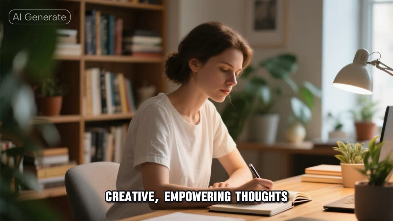 Creative empowering thoughts