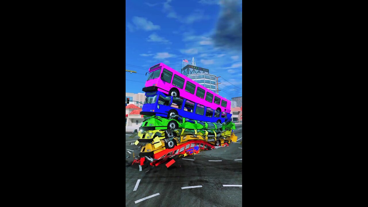 car vs bass compition high speed 3 to 11 Car's test