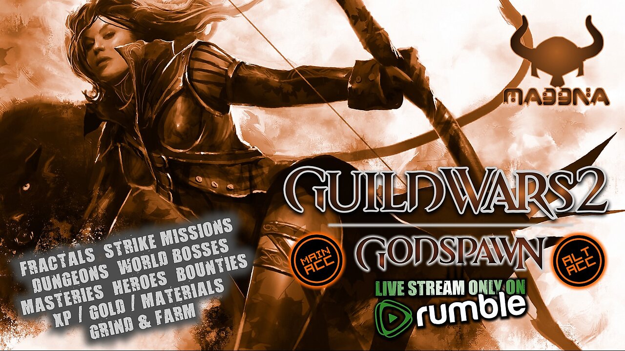 GUILD WARS 2 MASH UP solo / co-op some world bosses and meta events