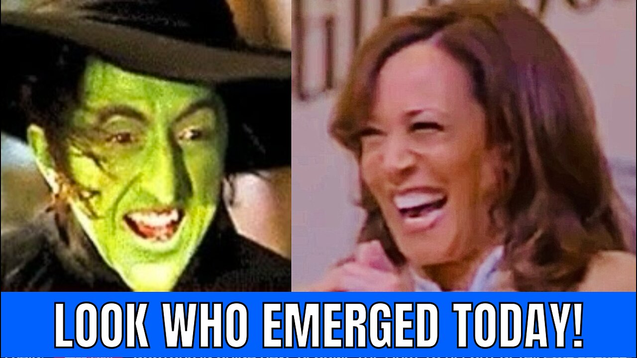 Kamala made a CRINGEY Appearance, ending with MANIACAL CACKLING…