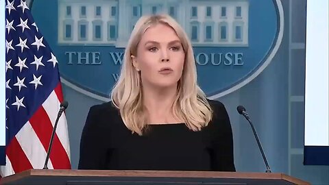 Karoline Leavitt shares a message from President Trump