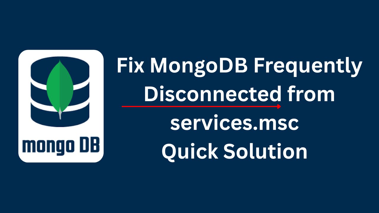 Fix MongoDB Frequently Disconnected from services.msc ⚡ Quick Solution #shorts #yt #MongoDB