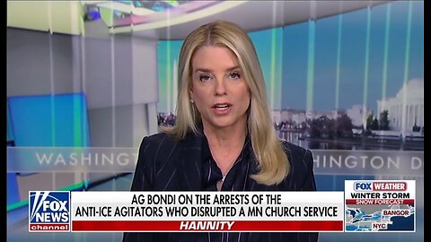 AG Bondi: More Minnesota Arrests After Anti-ICE Protesters Stormed Church