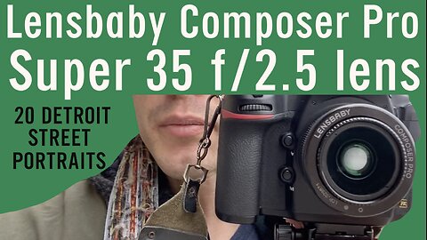 📸👶🏼 Lensbaby Composer Pro Super 35mm f/2.5 lens 📷 Nikon D850 🌷🍎 Eastern Market Detroit portraits 🚘🇺🇸
