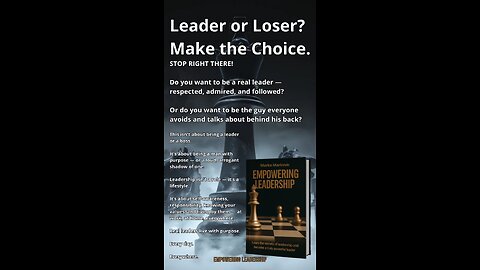 Leader or Loser? Make the Choice.