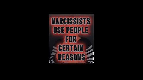 Narcissists Use People 😩