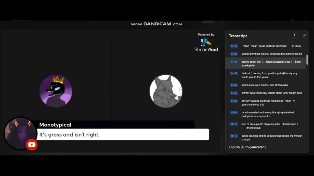 Its gross and isn’t right