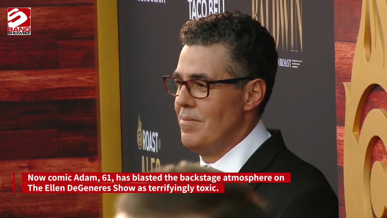 Ellen DeGeneres accused by comic Adam Carolla of leaving her former TV chat show staff ‘scared’