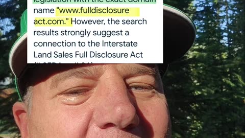 GOOGLE - NO FULL DISCLOSURE ACT