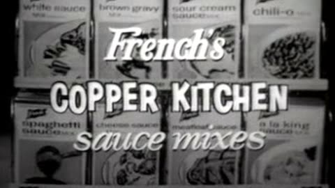 Commercial - French's Copper Kitchen Sauce Mix 1960