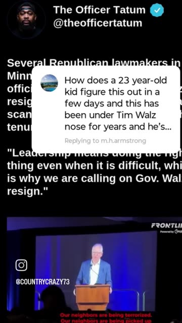 Tim Walz should be arrested