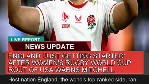 England Just Getting Started After Womens Rugby