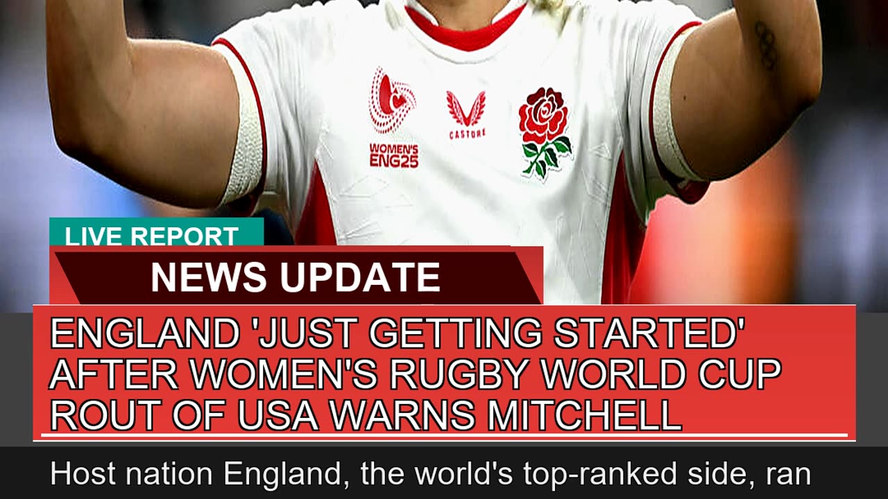 England Just Getting Started After Womens Rugby
