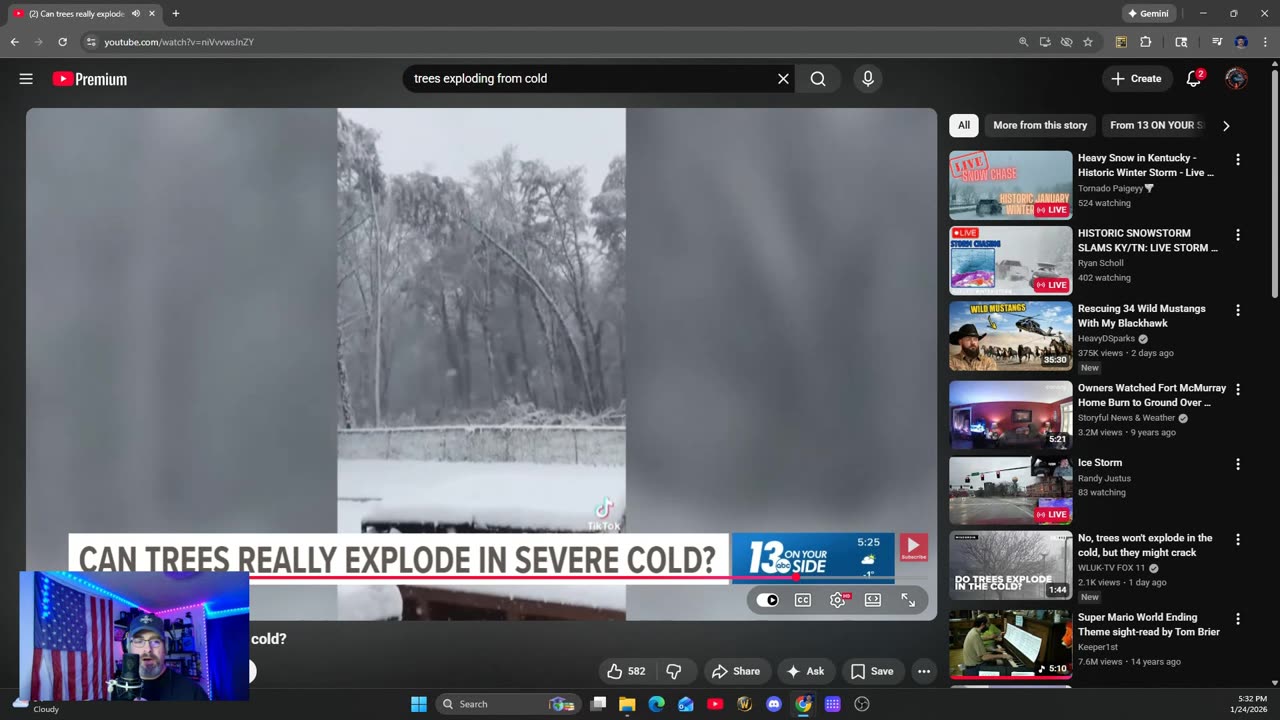 Weather Watch and Hangout with wolfman