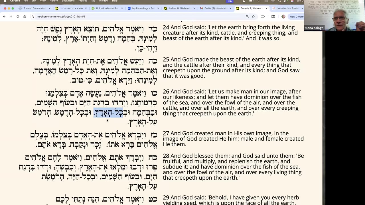 Parasha B'reyshiyth: Genesis 1:1-6:8