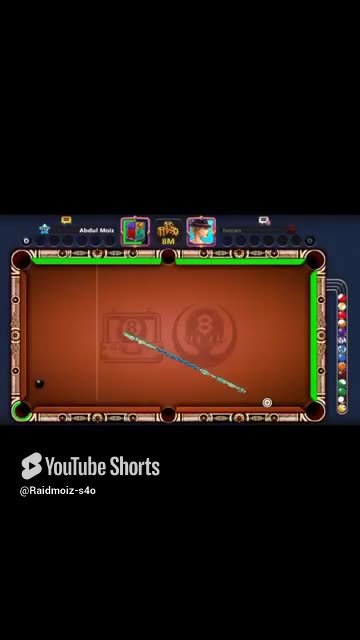 Unbelievable 8 Ball Trick Shot! 😱 #shorts #trending #raidmoiz
